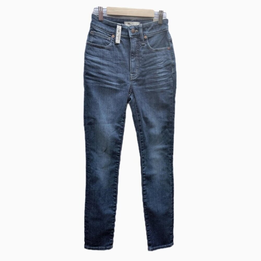 Madewell Women's High Rise Skinny Jeans Size 24 Curvy Dark Blue NWT